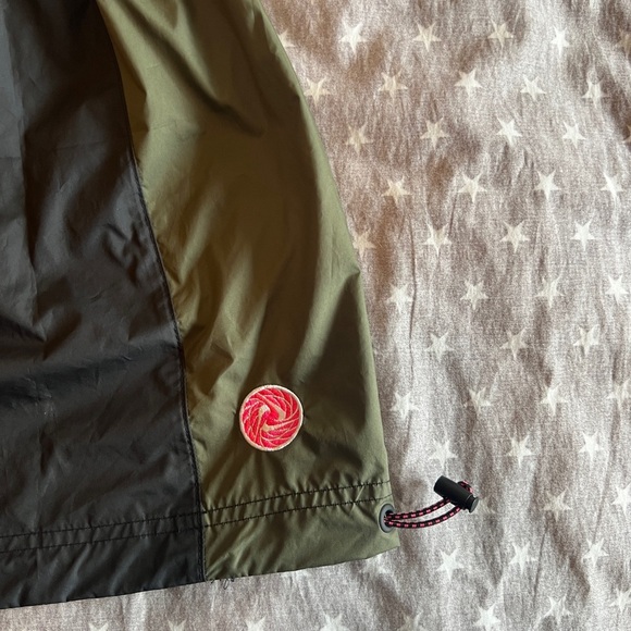 Icon Clash Nike Nylon Black Green Drawstring Cargo Skirt - size S - Picture 7 of 10